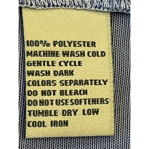 Donald Ross Men L Short Sleeve Golf Polo Blue/White Pinstripe NWT - Picture 4 of 8